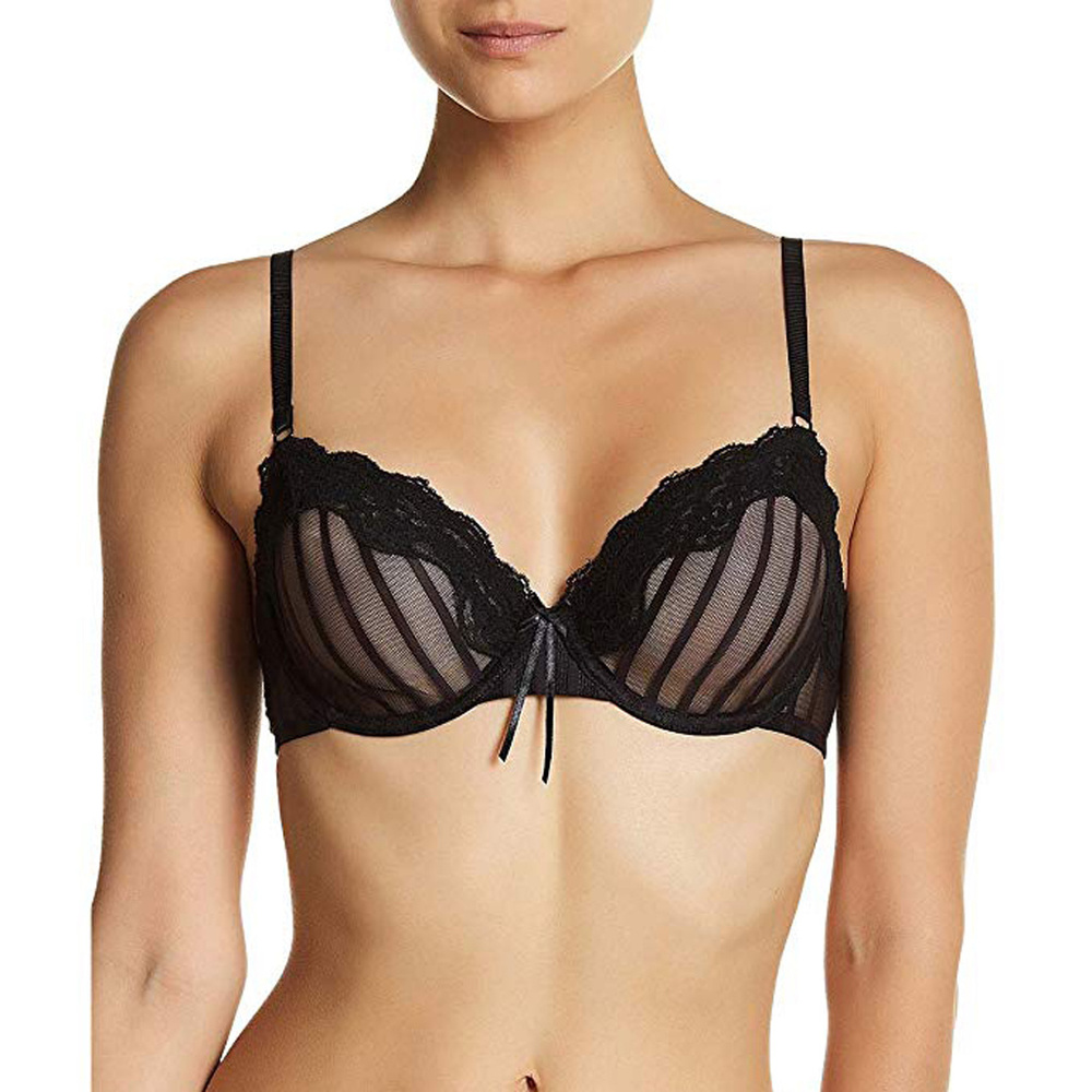 NWT Heidi Klum Lace-Trim Underwire Bra H20-1168B